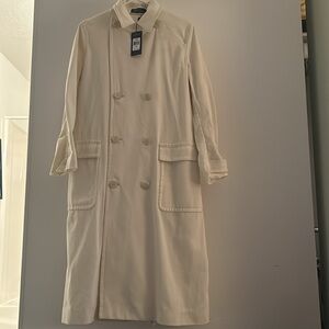 Polo Ralf Lauren: Trench Coat: Soft White: size 10